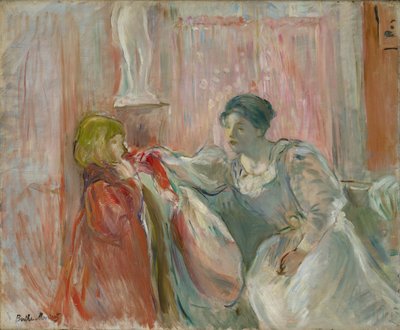 Joven Mujer y Niño, 1894 de Berthe Morisot